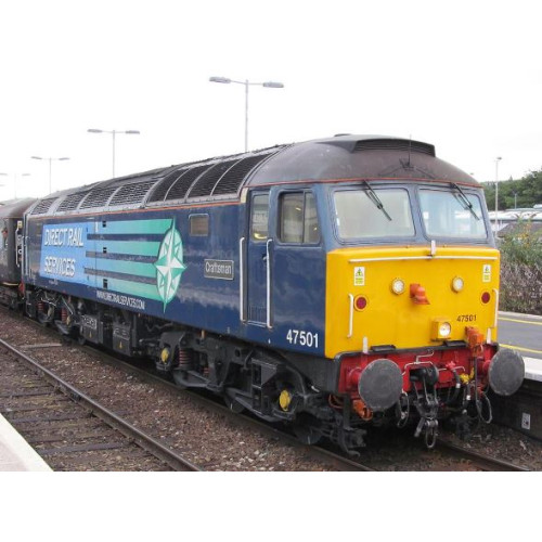 GM4240203 Gaugemaster Collection (Produced by Heljan) OO Gauge Class 47 Diesel Locomotive in Direct Rail Services Livery "Craftsman" 