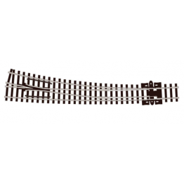 SL-386 Peco N Gauge Code 80 Streamline Insulfrog Curved Large Radius Right Hand Point or Turnout (SL386)